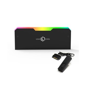 LEADCOOL RH-1 EVO ARGB 메모리 방열판 블랙 KIT (1PACK/Controller)