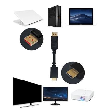 DP to HDMI 케이블 화면복제확장 대역폭32.4Gps 2M