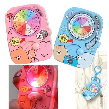 순덕이크루 고민해결 점심메뉴 고르기 룰렛키링 열쇠고리 가방고리