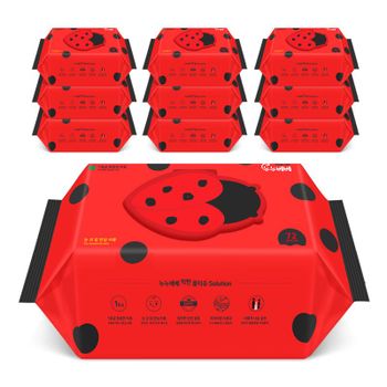 누누베베 벅스레드 캡형 물티슈 72매x10팩[35120120]