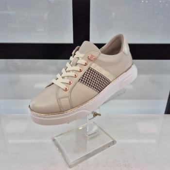 엘칸토 HC11 소가죽 여성화 4CM 초경량 스니커즈  K3P0U41W339 (S45729779)