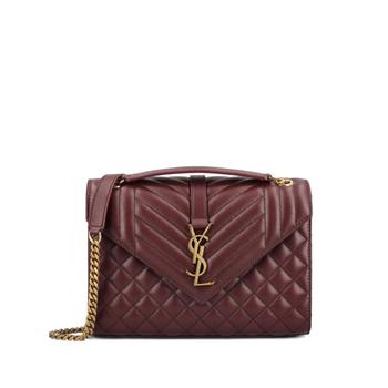 [해외] 25FW 생로랑 숄더백 600185 AACT76195 Bordeaux