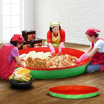 버무리 김장매트 160cm 다용도 김치 비닐 김장철 다라 대야