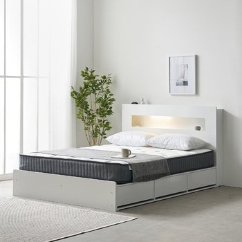 F41665 LED 벙커침대Q+포켓매트리스20cm