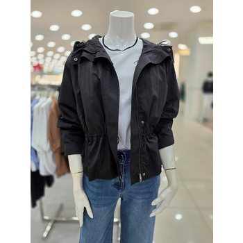 봄.가을용 햄 스트링 백 로고 후드 점퍼 IN9A0JP01390