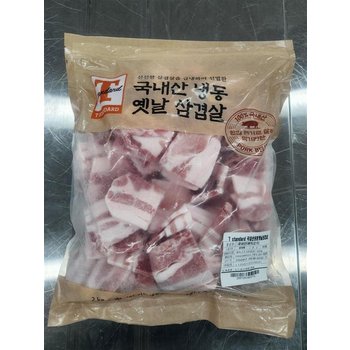 [트레이더스]T STANDARD 국내산냉동옛날삼겹살2kg
