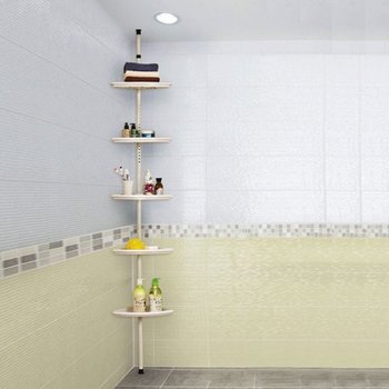 욕실 수납 선반 5단 코너 정리대 깔끔한 창고 정리용 미니멀한디자인 신발수납장 서적 유용한수