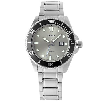 타임플래닛 CASIO MDV-107D-8A 카시오 흑새치 다이버 시계