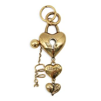 [해외] [B47]끌로에 CH26AK260CB79DA 여성 키링 키홀더 GOLD METAL KEY RING