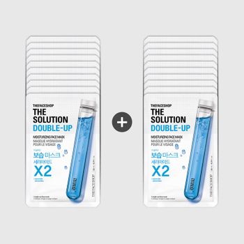 10+10 더페이스샵 더 솔루션 더블업 보습마스크시트[34458091]