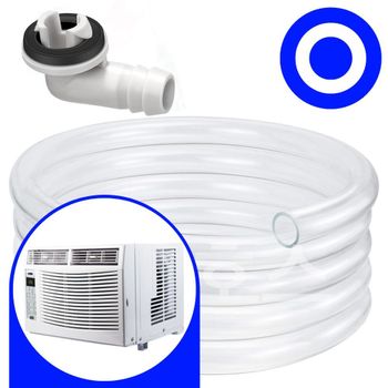 닥터호스 21센추리 창문형 에어컨호스 CYW-043R 커넥터 젠더 드레인 배수 호수 호환