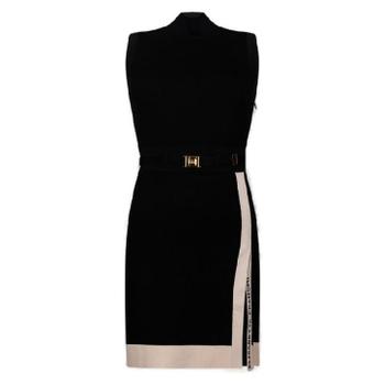 Elisabetta Franchi 니트 미니 드레스 AM02S61E2 685 TP970518038