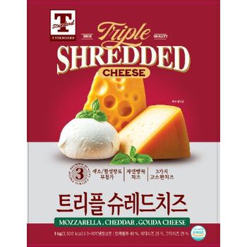 [트레이더스]T STANDARD 트리플 슈레드치즈 1kg