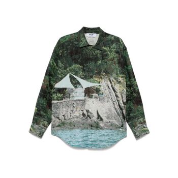 MSGM 프린트 셔츠 133256907