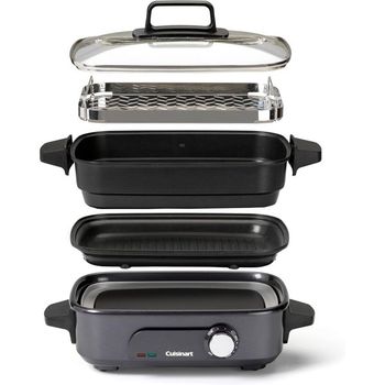 [해외] 영국 쿠진아트 그릴 Cuisinart Cook In 5 in 1 Multi Cooker Grill Sear Steam Simmer and Non-S