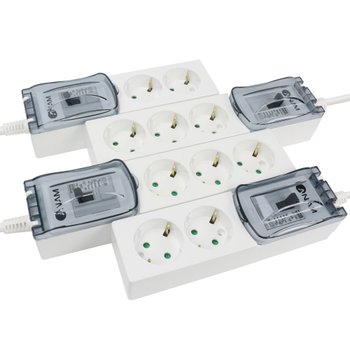 아남전자 고용량 멀티탭 2구 2.5미터 AM-M225