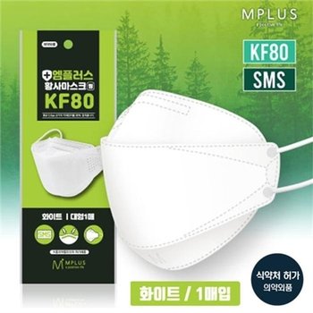 KF80 엠플러스 마스크 화이트 (8612400)