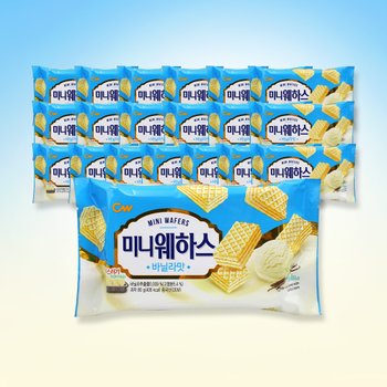 [오늘출발] CW 청우 미니웨하스 80g 바닐라 x 20개