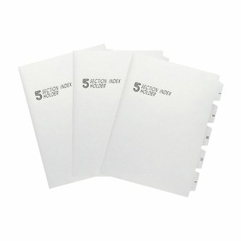 아톰 5섹션 인덱스홀더 IF102 흰색 (WD43197)
