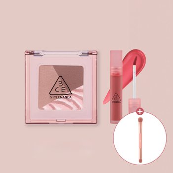 3CE Color Grid Shadow 컬러 그리드 아이섀도우 + Blur Water Tint 블러 워터 틴트 [증정]컬러 그리드 듀얼 브러쉬