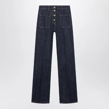 Valentino 코튼 데님 팬츠 중청 9B3DD23LAER/XN_VALE-528_311-26