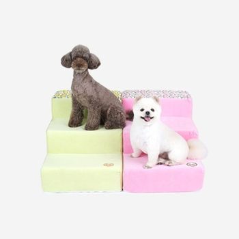 페리스독 강아지 계단 발판 강아지 스텝 3단 39cm