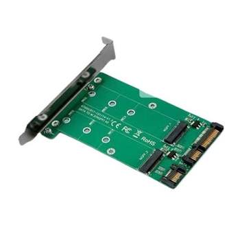SATA 컨버터(M.2 to SATA) 2포트 PC 브라켓 M.2 컨버터 가이드 3.5