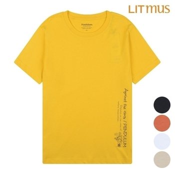 리트머스 공용 머쓱이 스몰워딩 티셔츠_LL7TU440