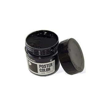 신한물감 WD50GP72 포스터칼라 검정 6병 100ml