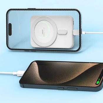 무선보조배터리 15W 5000mAh 외장배터리 외출용 일상용