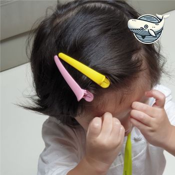 다채로운 헤어핀 10개 세트 앞머리 스타일링