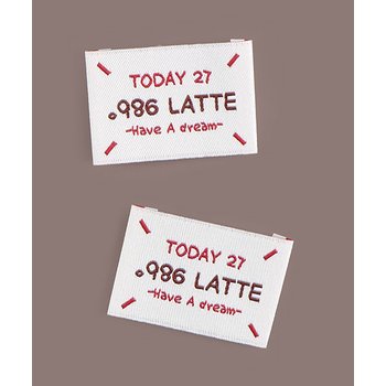 퀼트스타 라떼 986 LATTE 직조라벨_레드초코 (71365)