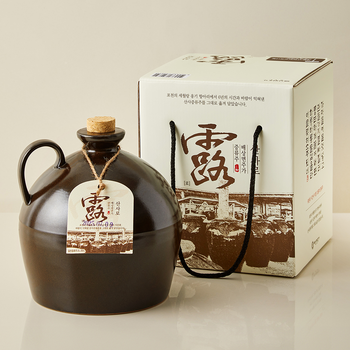 느린마을 옹기증류주 산사로 25도 2L 술선물세트