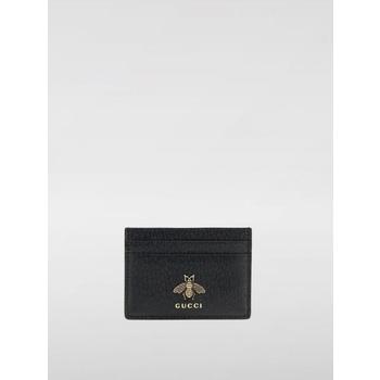 구찌 애니멀리에 레더 카드 케이스 523685DJ20T1000 BLACK DOM