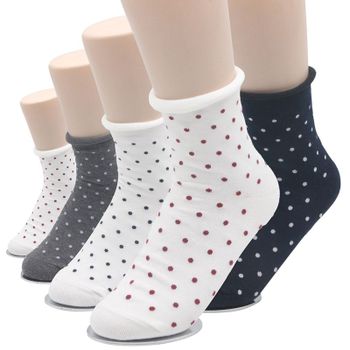 여자 돌돌이 중목양말 3켤레 g240413-2A 3켤레 묶음[35540928]