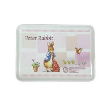 피터래빗 멜라민 토끼 쟁반 소 핑크 고급 트레이 앤틱 (WF76171)