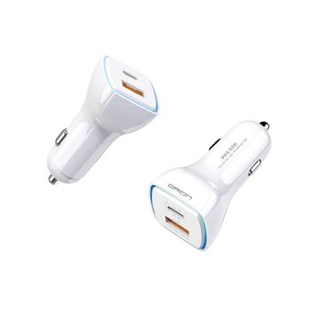 C YA62PM04 to C USB 듀얼 PD 3.0 고속 차량용 충전기 63W