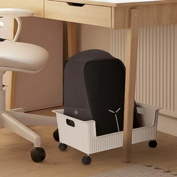 히키스 MOSQ5538 사무실 공부방 가방보관 이동식 트롤리 바퀴 수납선반