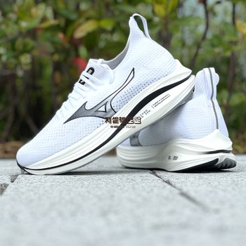 [해외] 미즈노 네오젠 여성 러닝화 마라톤화 워킹화 화이트 블랙 J1GC2528