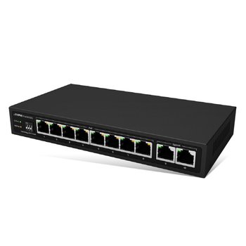 e_ 이에프엠 ipTIME POE8002Q 스위칭허브 (8포트/1000Mbps/POE/GE 2포트)