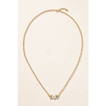 [해외] 라틀리에 나우바 워리어 프린세스 스몰 18K 골드 다이아몬드 목걸이 46376663163012109