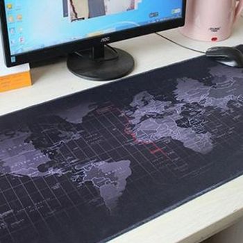 세계지도 롱마우스패드 80x30 디지털/가전
