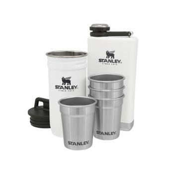 [BF12] 스탠리 플라스크 샷글라스 세트 화이트 1P 선물 캠핑