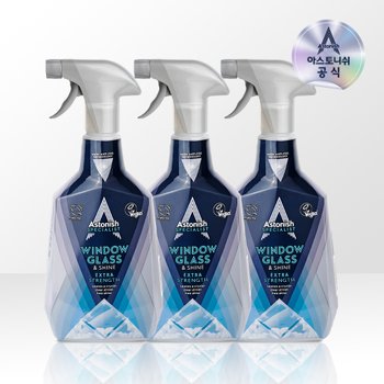 아스토니쉬 윈도우 클리너 750ml 3개