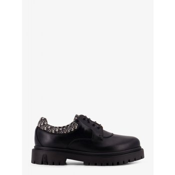 [해외] 남성 레이스 업 DH Dexpii 레더 레이스업 3DE429ABA 961 BLACK/BEIGE /12