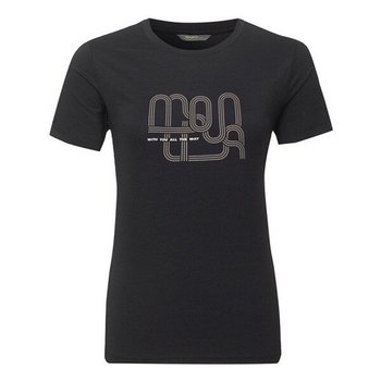 여성 여름 일상 등산 반팔 티 라운드 차밍B티셔츠8 1MQTSM2504-BK_SC