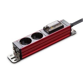 멀티탭 고용량 누전차단 콘센트 2구 1.5M 레드 (WFH4EOS)