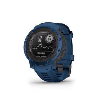 [해외] GARMIN 인스팅트 2 듀얼 파워 타이달 블루 45mm 수이카 지원 아웃도어 GPS 시계 정품