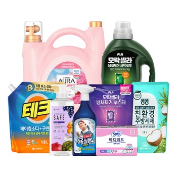 [LG생활건강]피지 모락셀라 냄새제거 부스터 및 세제 모음