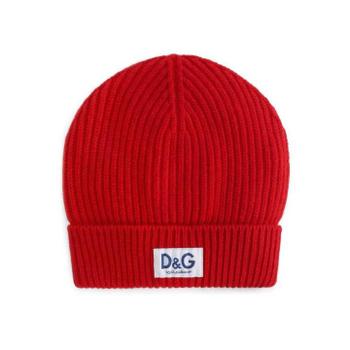 25 FW 돌체앤가바나 돌체앤가바나 로고 패치 골지 니트 비니 GXE83TJBVB6